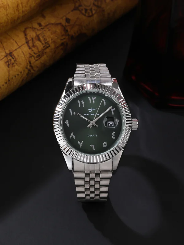 ساعة كوارتز رياضية من الفولاذ المقاوم للصدأ للرجال، ساعة يد فاخرة للأعمال، كرونوغراف Reloj للرجال والنساء، هدية عيد ميلاد