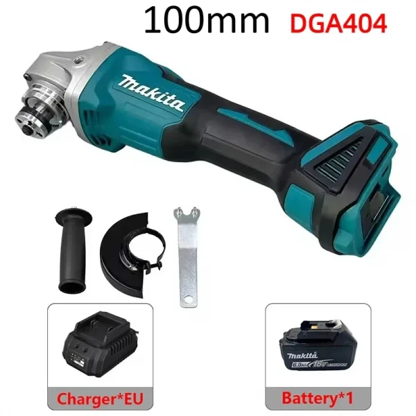 مجموعة ماكيتا الاحترافية 18 فولت 20 فولت بدون فرشاة: مطحنة زاوية، مسدس شحم، منشار جنزيري، منفاخ، مسدس سيليكون وآلة قطع