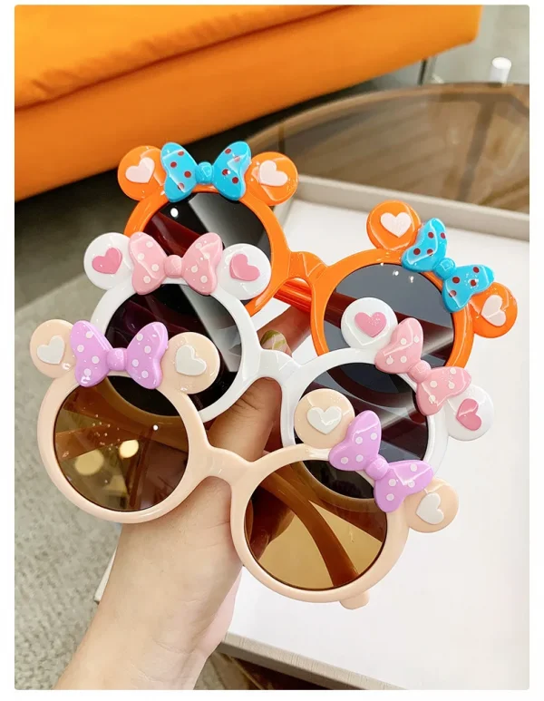 جديد الأطفال لطيف الكرتون UV400 النظارات الشمسية بنين بنات الألوان في الهواء الطلق الاطفال الشمس حماية النظارات الشمسية الطفل الرياضة ظلال النظارات