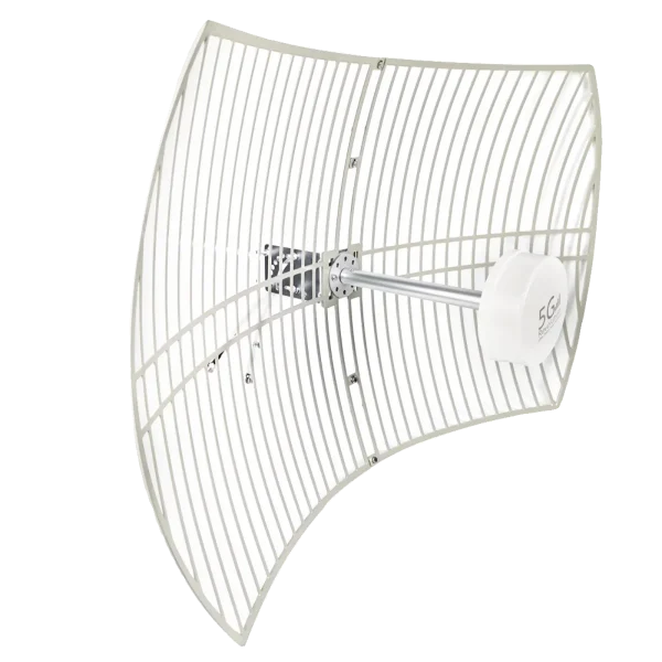 5G Ultra Wide-band Dual Polarized Directional Grid Parabolic Antenna 2*30dBi for Improve 5G 4G CPE MIMO Router Network Speed
