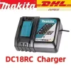 100% بطارية ماكيتا الأصلية 18 فولت 6.0Ah 5.0Ah بطارية قابلة للشحن BL1840 BL1830B BL1830B بطارية أداة الطاقة ، شاحن ماكيتا 18 فولت