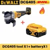 ديوالت زاوية طاحونة DCG405 20 فولت اللاسلكي فرش أداة السلطة آلة قطع 125 مللي متر قابلة للشحن المحمولة الملمع