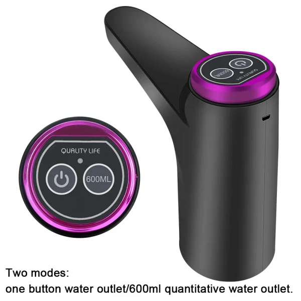 التلقائي موزع المياه الكهربائية USB الماسورة مضخة مياه زجاجة ماء جالون زجاجة الشرب التبديل أجهزة معالجة المياه
