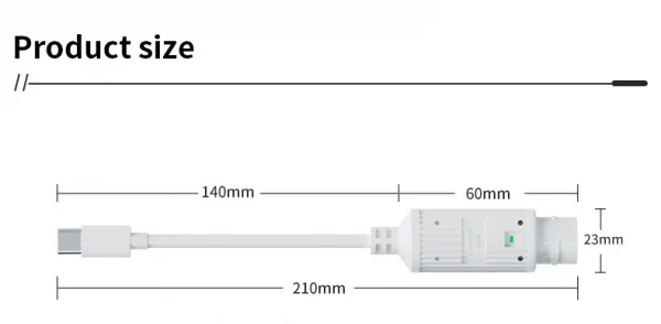 48V to 5V Water proof PoE Converter, RJ45 Port Output 5V/2A, IEEE802.3af/at for Passive 5V Devices