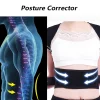 دعامة مصحح وضعية الظهر، حزام دعم الكتف، الجزء العلوي والسفلي من الظهر لتخفيف آلام الظهر، تحسين صدرية وضعية الترقوة للعمود الفقري