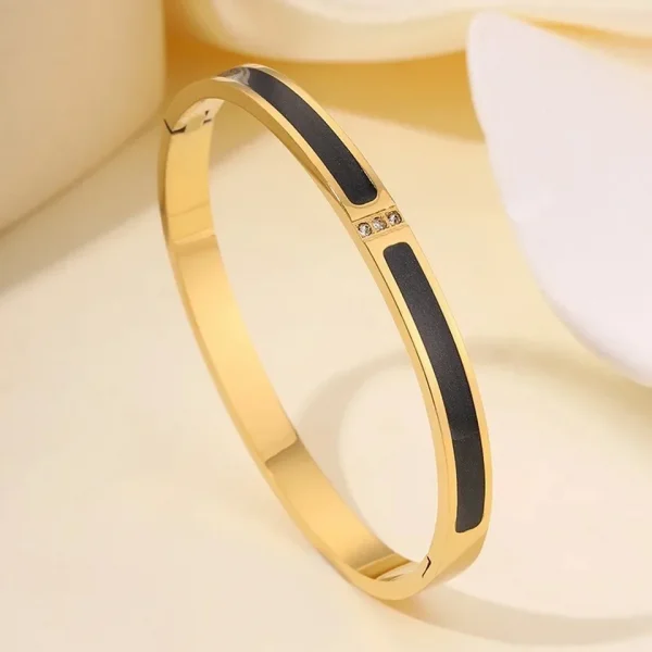 ZAKOL 5/1 قطعة تألق زركونيا مطعمة سوار الفولاذ المقاوم للصدأ مجموعة للنساء تكويم أساور موضة غير يتلاشى مجوهرات هدية