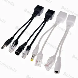 POE Cable Passive Power Over Ethernet Adapter Cable POE Splitter RJ45 Injector Power Supply Module 12-48v For IP Camea