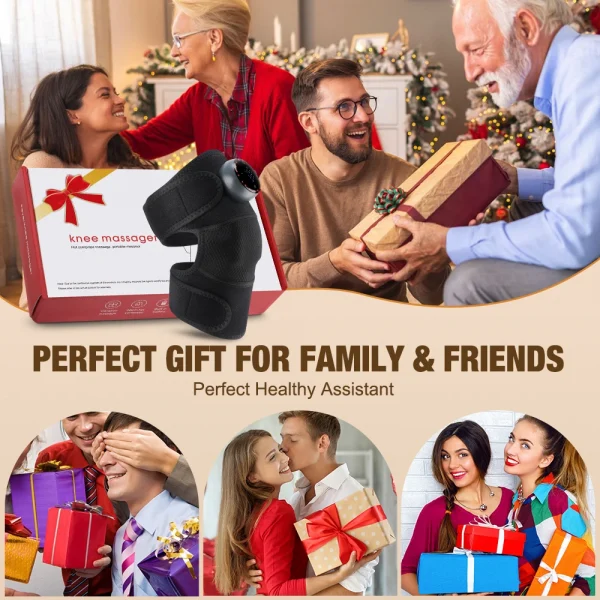 اللاسلكية ساخنة جهاز تدليك الركب منصات هدفين الكتف دعامة كوع العضلات التفاف 6 مستويات ضغط ساخن تقليل الإجهاد صحة المفاصل