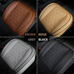 جديد غطاء مقعد السيارة الأمامي بولي Leather الجلود وسادة مقعد السيارات غطاء مقعد السيارة العالمي وسادة كرسي السيارة حصيرة اكسسوارات السيارات