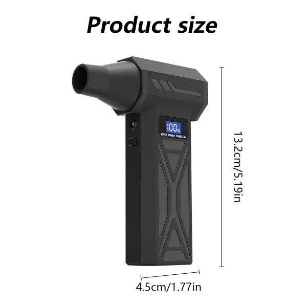 جديد P70 منفاخ الهواء 110000 دورة في الدقيقة 4 والعتاد قابل للتعديل توربو منفاخ طائرة مع مصباح ليد بطارية عرض اللاسلكي منفضة الهواء المضغوط