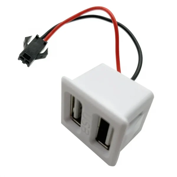 USB female seat type-c double socket usb a female, lamp charging socket power socket with cable connector