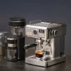 مطحنة قهوة HiBREW مطحنة قهوة كهربائية أوتوماتيكية مع 31 تروسًا لقهوة الإسبريسو الأمريكية صب فوق تخزين الفول البصري G3