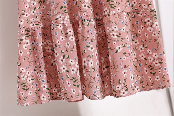 فساتين ماكسي نسائية سبينغ الخريف البوهيمي عادية كم كامل عالية الخصر امرأة الشاطئ فساتين الشيفون الأزهار فساتين فستان طويل