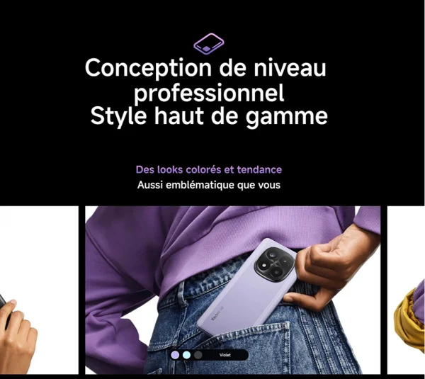 Xiaomi Redmi Note 14 Pro Plus 5G، NFC، Snapdragon®7s Gen 3، شاشة AMOLED 1,5K بوصة، 120 هرتز، كاميرا 200 ميجابكسل، بطارية 5110 مللي أمبير، الشاحن غير متضمن