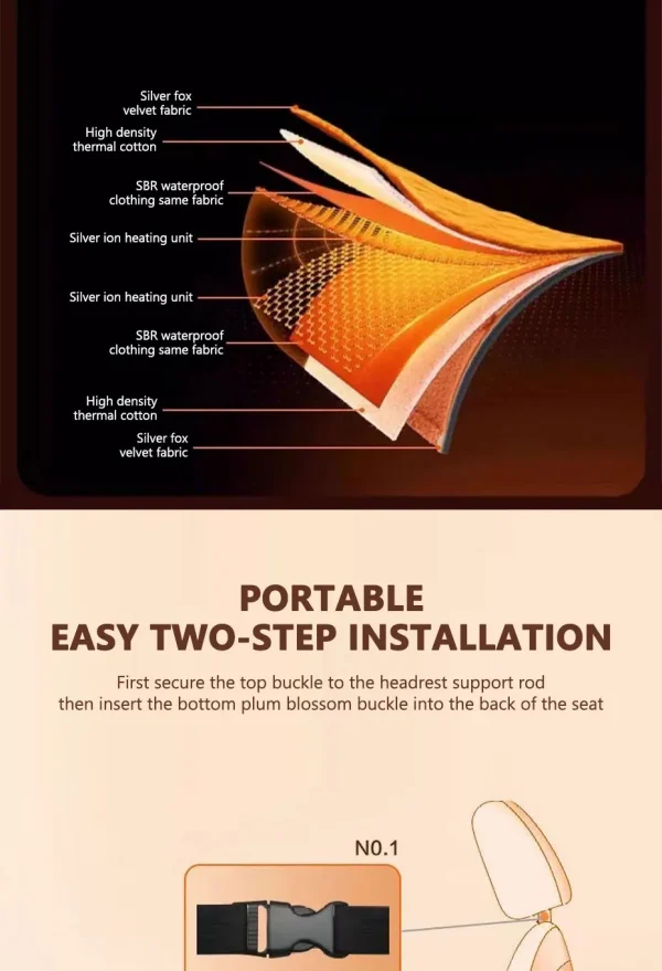 Seametal التدفئة وسادة مقعد السيارة تيار مستمر 12 فولت التدفئة السريعة مقعد السيارة سخان الشتاء الحرارية أفخم وسادة مقعد العالمي لسيدان/Suv