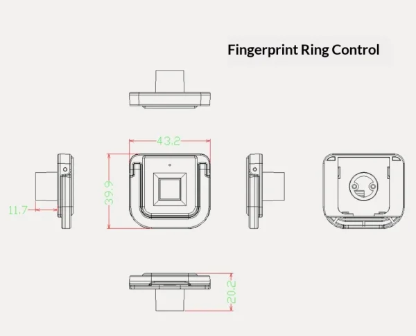 Office Cabinet Fasten Smart Fingerprint Lock Anti-theft Household Drawer Locks Electronic Bedside Secure Eas Install Locker Shut