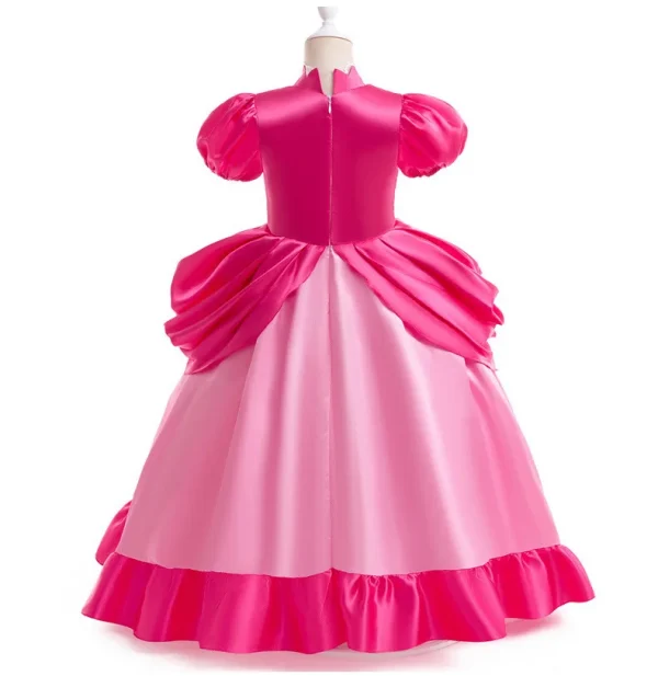 زي أميرة الخوخ للفتيات فستان الأميرات التنكري للأطفال في عيد الهالوين كرنفال فستان حفلات أعياد الميلاد لمدة 3-10 سنوات