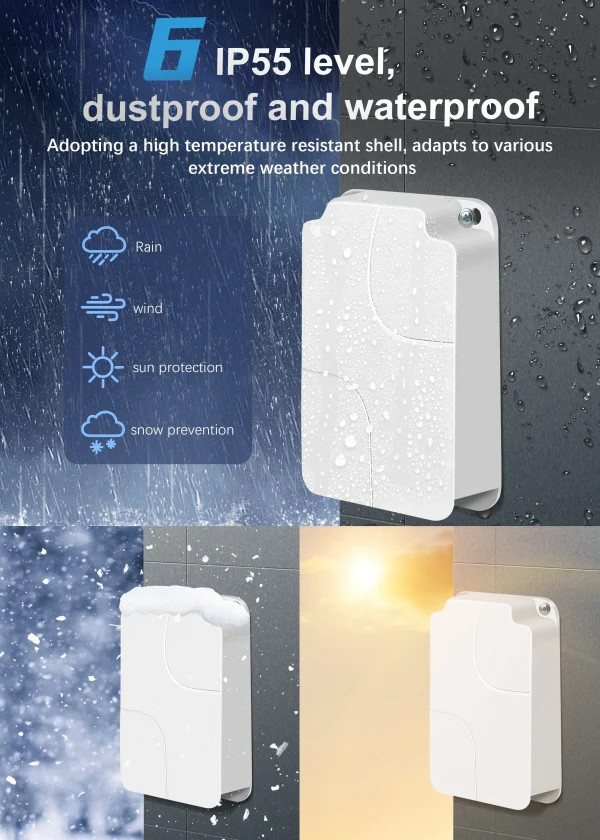 5 منافذ مقاومة للماء POE موسع 4 منافذ مكرر 100/1000 ميجابت في الثانية شبكة خارجية IP55 VLAN 44-57 فولت لكاميرا POE Wierless AP