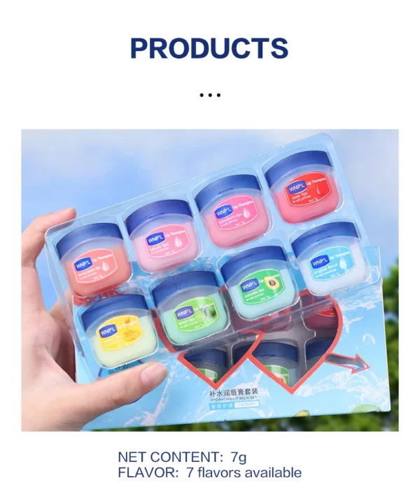 4/6/8 قطعة مجموعة بلسم الشفاه المرطب تبييض ترطيب قاعدة النباتات الطبيعية قاعدة ترطيب الكراك الشفاه العناية هلام مرطب