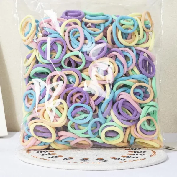 30-200 قطعة إكسسوارات الشعر للنساء والفتيات العصابات الشعر الأساسية عقال الحبال الشعر العلاقات ذيل حصان حامل نايلون بسيط وعصري