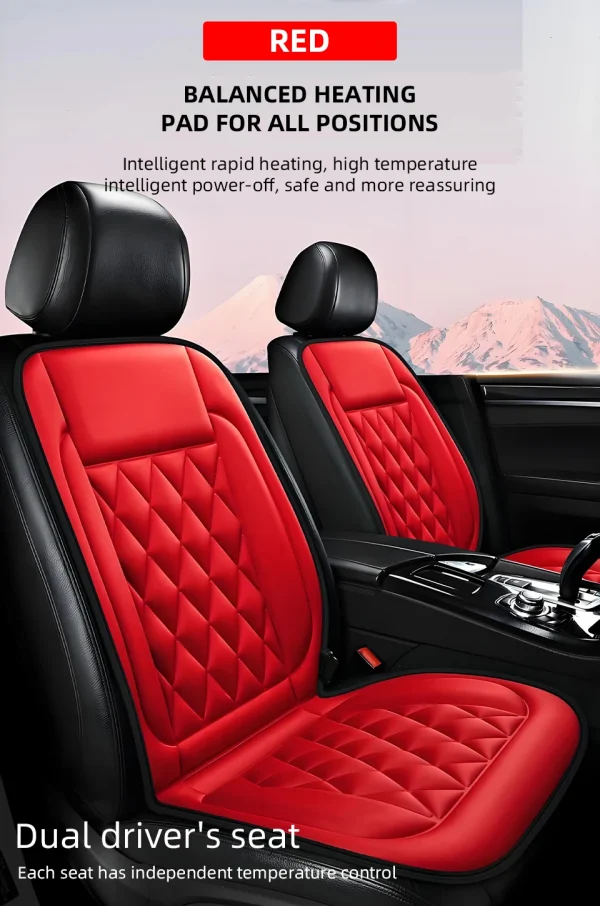 الشتاء ساخنة غطاء مقعد السيارة 30s غطاء التدفئة السريعة وسادة 12 فولت العالمي سيارة التدفئة وسادة مقعد الدفء الشتاء اكسسوارات السيارات