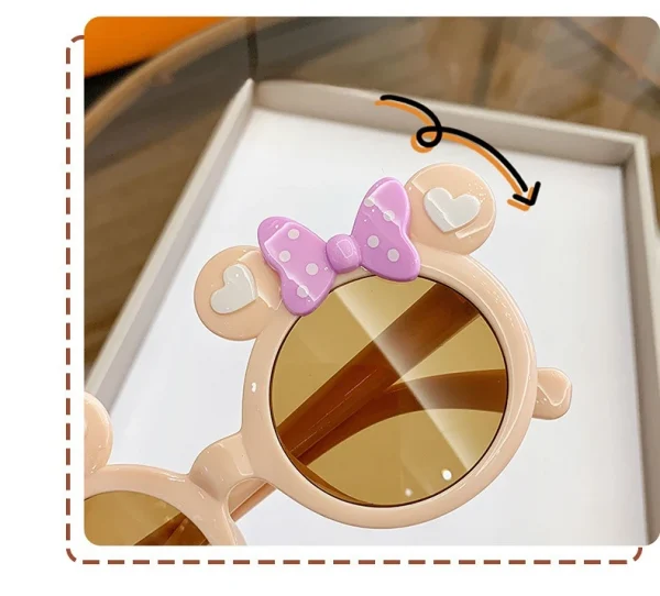 جديد الأطفال لطيف الكرتون UV400 النظارات الشمسية بنين بنات الألوان في الهواء الطلق الاطفال الشمس حماية النظارات الشمسية الطفل الرياضة ظلال النظارات