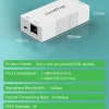 GoodTop 2 Port 100M POE Extender 1 to 2 PoE Repeater IEEE802.3af/at 4KV Lighting Protection Plug&Play 48V 30W for POE Camera
