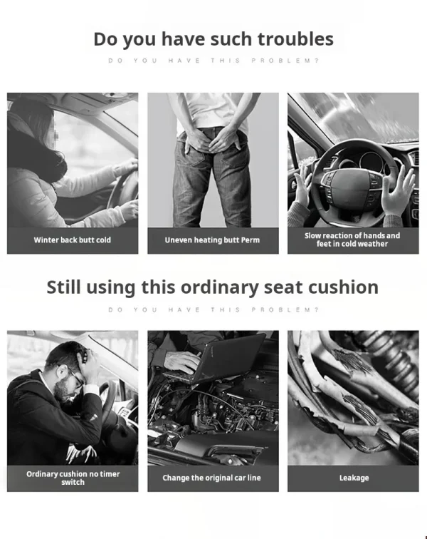 وسادة مقعد السيارة ساخنة مقعد واحد وسادة مقعد ساخنة مكتب وسادة مقعد ساخنة وسادة مربعة صغيرة وسادة مقعد السيارة Automot