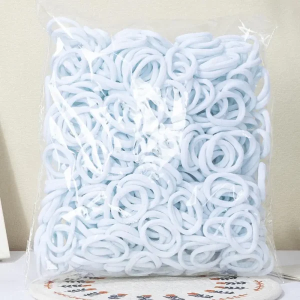 30-200 قطعة إكسسوارات الشعر للنساء والفتيات العصابات الشعر الأساسية عقال الحبال الشعر العلاقات ذيل حصان حامل نايلون بسيط وعصري