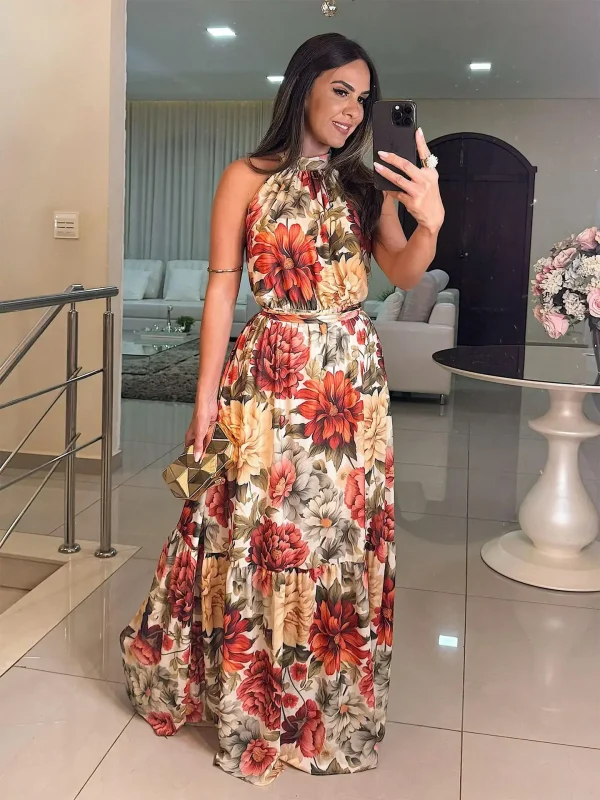 فساتين أفريقية أنيقة للنساء داشيكي فستان صيفي ربيعي طويل فستان ماكسي فساتين أفريقية تقليدية للسيدات فستان طويل خيالي