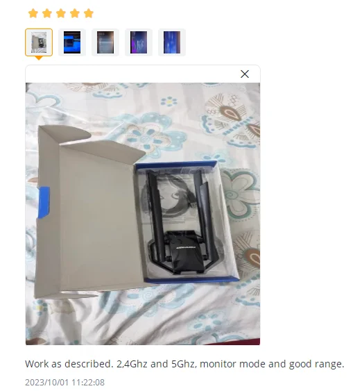 كومفاست 1300 ميجابت في الثانية محول 2.4 جيجا و 5 جيجا هرتز Usb بطاقة الشبكة محول واي فاي لاسلكي مكاسب عالية 4 * 6dbi هوائي سطح المكتب لينكس واي فاي استقبال