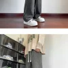 Summer Straight Chino Corduroy Men's Spring New Fashion Retro Sports Pants Loose Wide-legged Casual