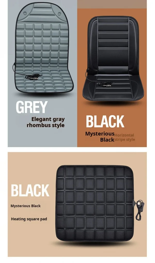 وسادة مقعد السيارة ساخنة مقعد واحد وسادة مقعد ساخنة مكتب وسادة مقعد ساخنة وسادة مربعة صغيرة وسادة مقعد السيارة Automot