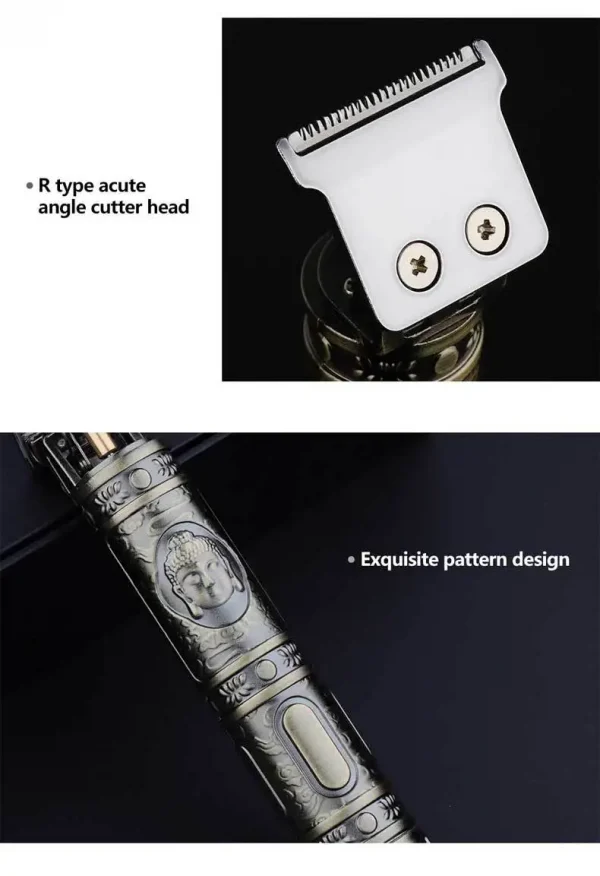 مجموعة ماكينة قص الشعر الأصلية من Retro T9 سترات مشذبة للرجال ماكينة حلاقة كهربائية للرجال ماكينة حلاقة Lence Pro للمناطق الحساسة