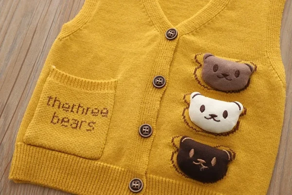 ربيع الخريف جديد في الهواء الطلق الاطفال محبوك سترة الفتيان الفتيات الطفل بلون