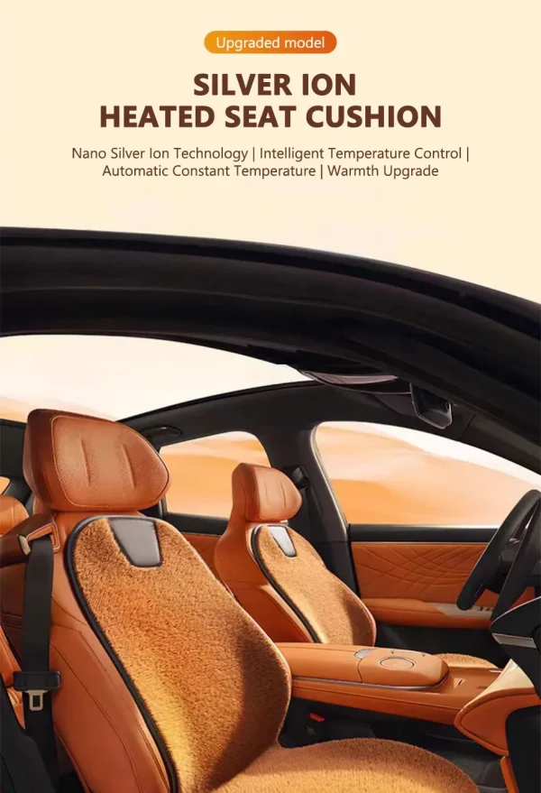 Seametal التدفئة وسادة مقعد السيارة تيار مستمر 12 فولت التدفئة السريعة مقعد السيارة سخان الشتاء الحرارية أفخم وسادة مقعد العالمي لسيدان/Suv