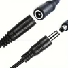 DC Power Splitter Cable 1 Female to 2/4/8 Male Y-Shaped Adapter with 12V Output 5.5mm x 2.1mm Connector for Cameras