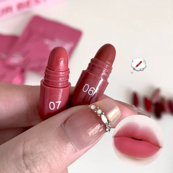 مجموعة مرطب الشفاه ماجيك كازا المكونة من 12 لونًا غير لامع، تدوم طويلاً ولا تبهت، هدية مثالية للنساء، مثالية لمهرجانات المكياج