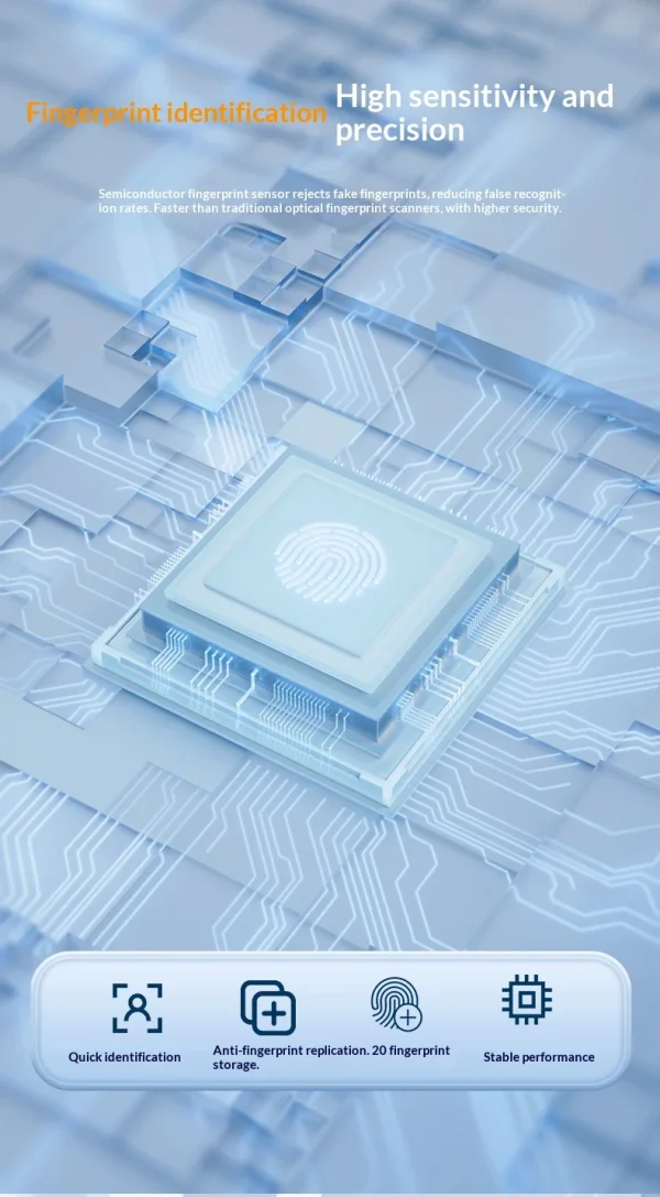 Office Cabinet Fasten Smart Fingerprint Lock Anti-theft Household Drawer Locks Electronic Bedside Secure Eas Install Locker Shut