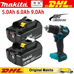 5Ah 6Ah 9Ah Fast DHL DELIVERY 100٪ بطارية أداة ماكيتا 18 فولت الأصلية ، لبطارية ماكيتا 18 فولت BL1850B BL1840B BL1830B BL1815️️