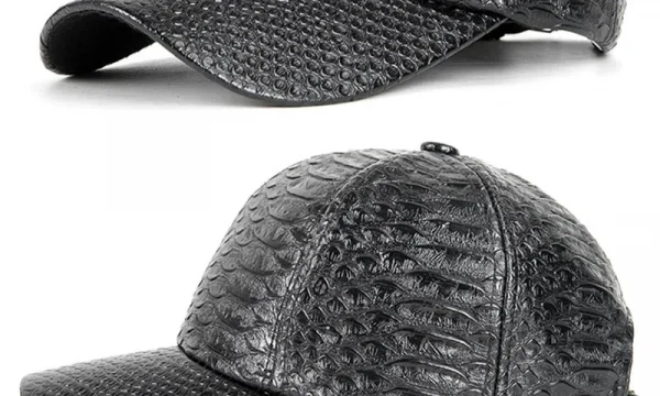 الرجال النساء رواية التمساح نمط بولي Leather الجلود الشرير ظلة قبعة بيسبول الربيع الرياضة واقية من الشمس الهيب هوب الرقص قابل للتعديل قبعة U13