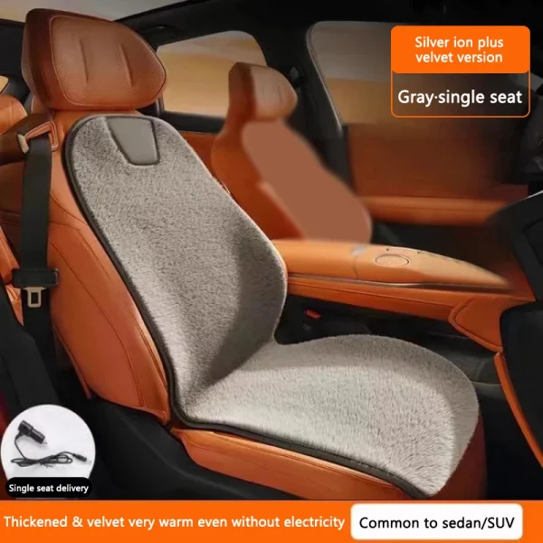 Seametal التدفئة وسادة مقعد السيارة تيار مستمر 12 فولت التدفئة السريعة مقعد السيارة سخان الشتاء الحرارية أفخم وسادة مقعد العالمي لسيدان/Suv
