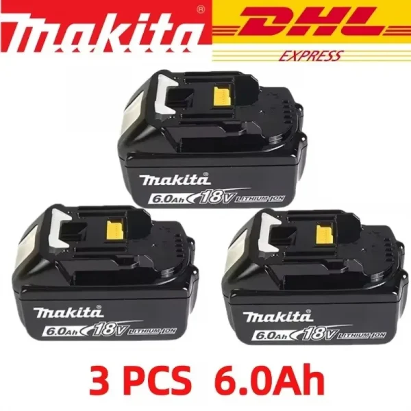 makita 18v battery Genuine 18V Makita 6Ah Makita Battery BL1840 BL1830B BL1850B BL1850 BL1860 BL1815 Replacement Lithium Battery