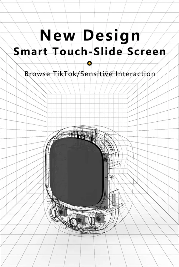 Mouse Ring Remote Control with Touchpad,Smart Automatic Screen Clicker Device，Continuous Clicker，Scrolling Ring Remote Control S