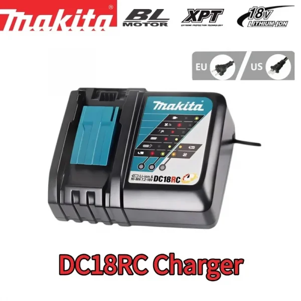 🔥مثقاب مطرقة دوارة لاسلكي أصلي من ماكيتا DHR242 18 فولت 24 مم خرسانة 4700 IPM 3 أوضاع احترافية شديدة التحمل🛠️