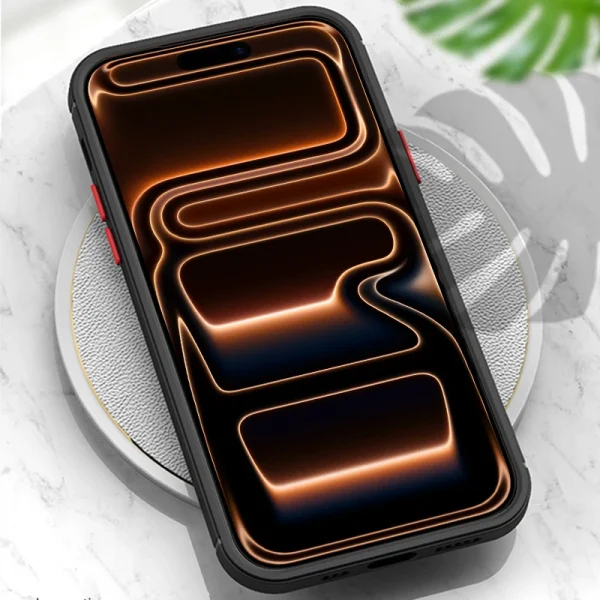 حافظة لهاتف آيفون اير 17 16 15 14 13 برو ماكس 12 برو 16 بلس 16e 11 لهاتف Magsafe مضاد للصدمات