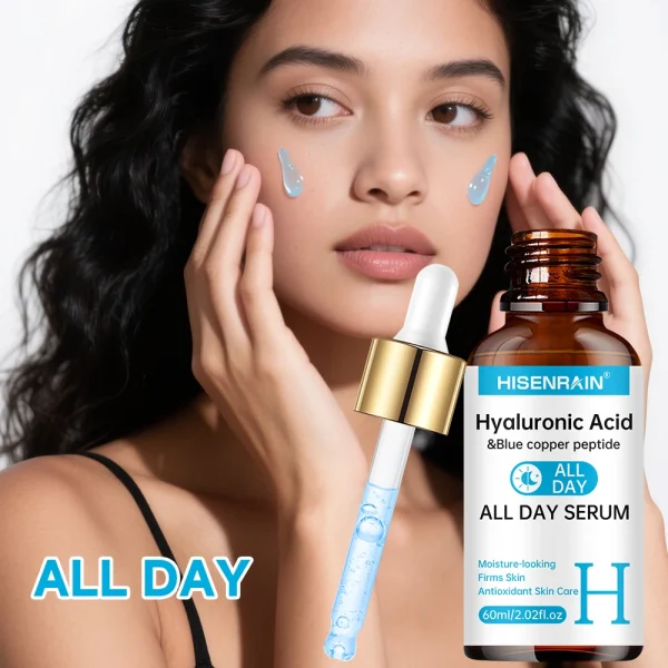 HISENRAIN Vitamin C + Retinol + Hyaluronic Acid Serum Duo | Anti-Aging Brightening & Hydration Combo | For All Skin Type.