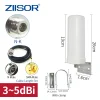 هوائي ZIISOR 5G لتقوية الإشارة في الهواء الطلق 4G LTE راوتر هوائيات طويلة المدى مع كابل ثلاثي الأبعاد N أنثى RP SMA ذكر