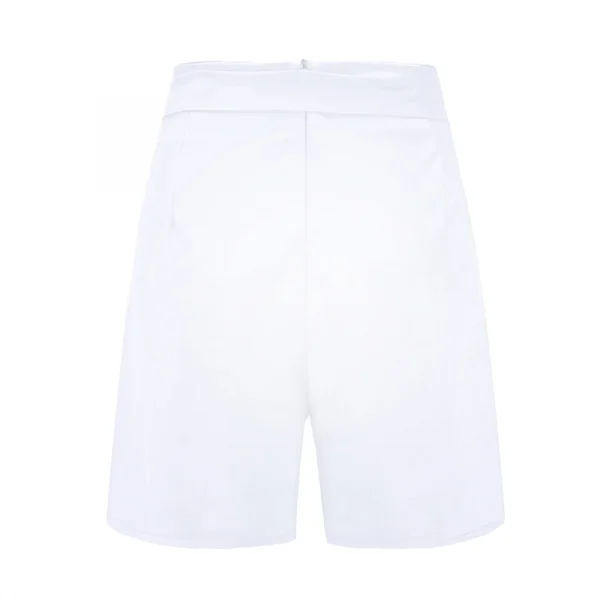 Y2K شورت أمامي بأزرار صلبة برباط خصر للشاطئ شورت صيفي عالي الخصر ملابس نسائية