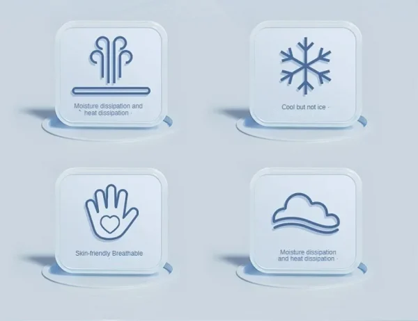 وسادة مقعد السيارة من الحرير الجليدي المسامي، مقاومة للانزلاق ومقاومة للاهتراء، غطاء مقعد السيارة من الحرير الجليدي بلون سادة، تناسب معظم السيارات عالميًا